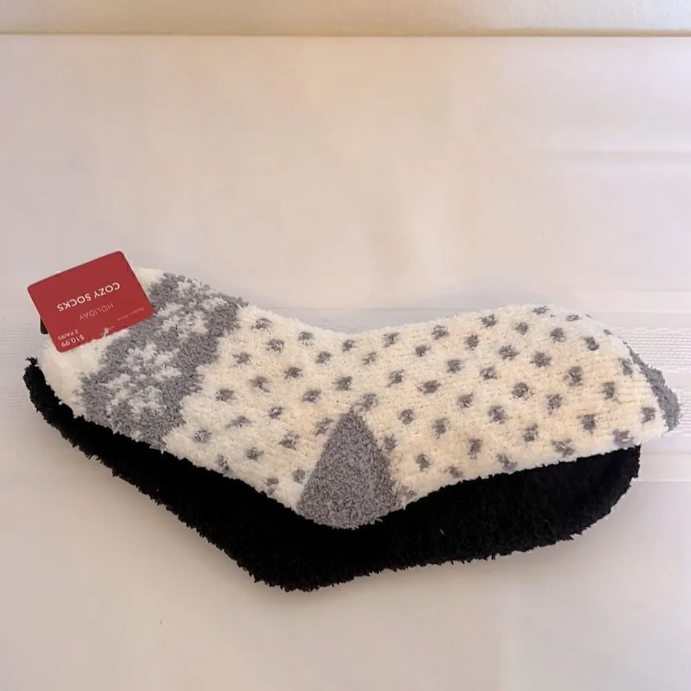 Holiday Cozy Socks - 6 Pair - Several Colors